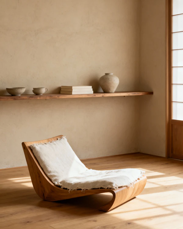 Minimalist Lounge Scene