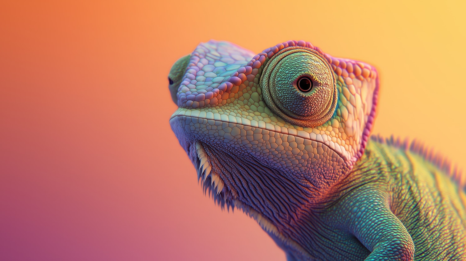 Chameleon Close-Up