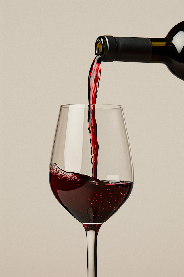 Elegant Wine Pour