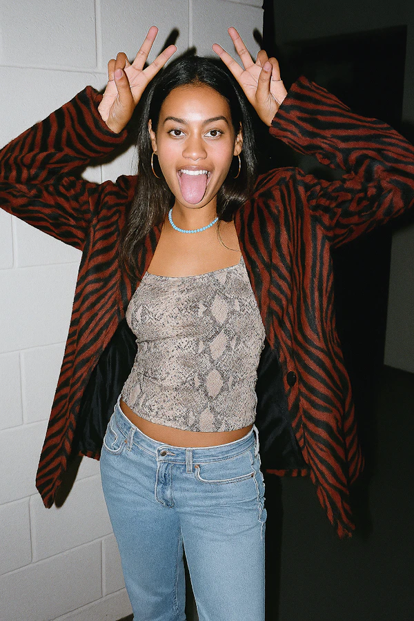 Playful Fashion Pose