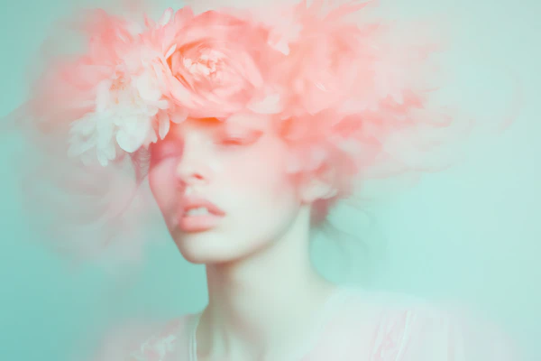 Ethereal Floral Portrait