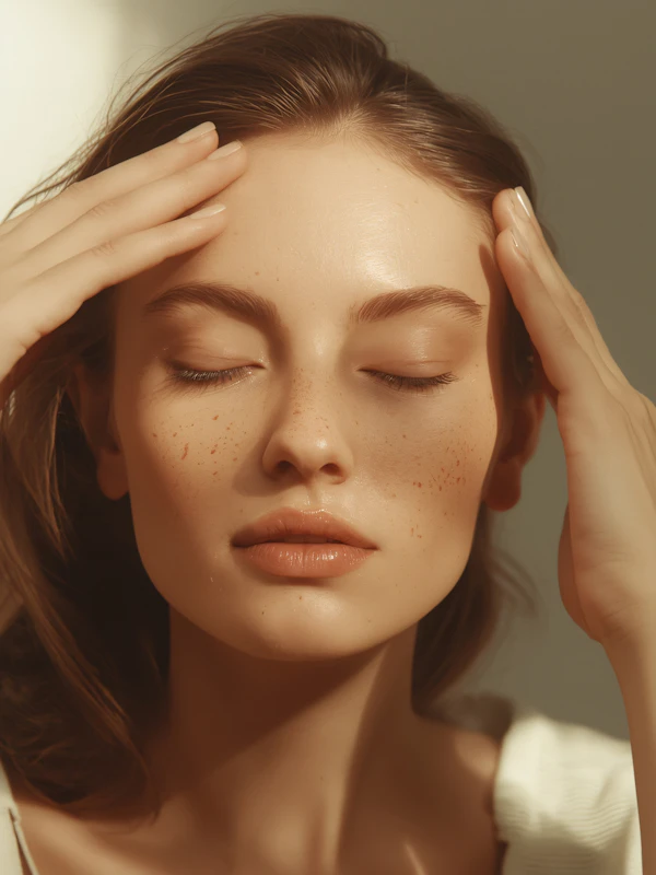 Serene Portrait Close-Up