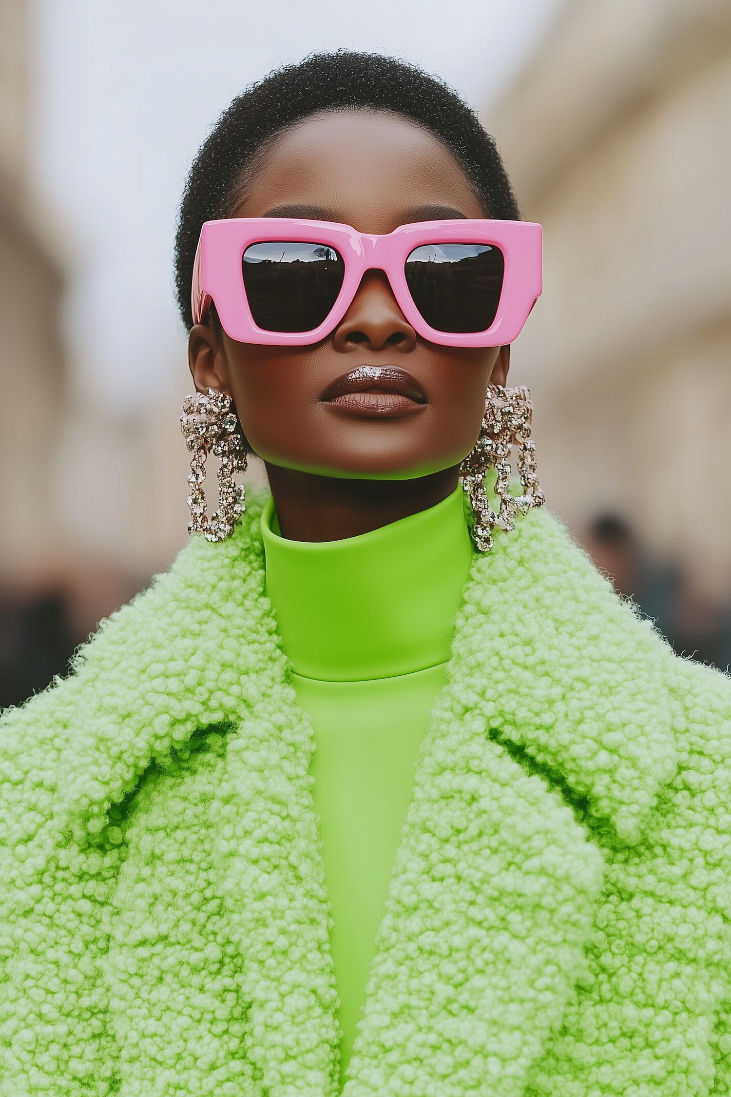 Fashion Portrait with Bold Accessories