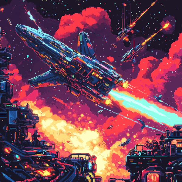 Epic Space Battle Art