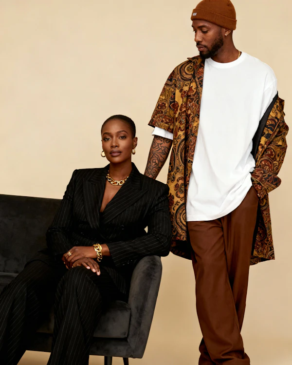Stylish Duo Portrait