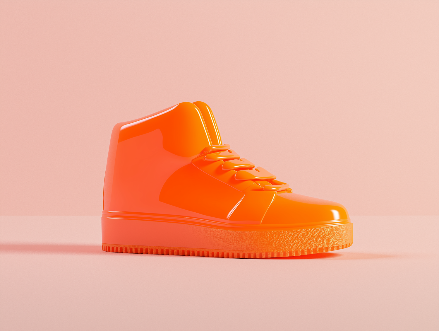 Vibrant Orange Sneaker