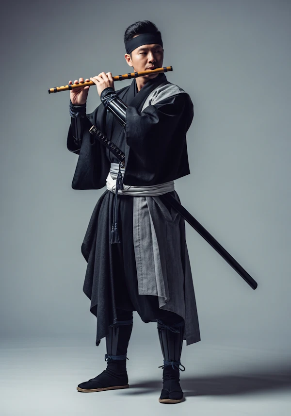 Samurai Flute Player