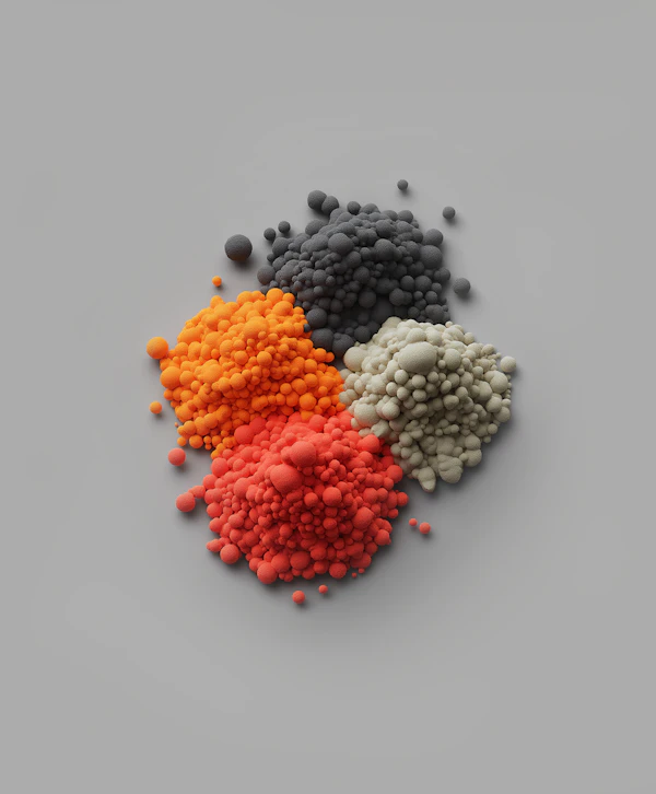 Colorful Bubble Clusters