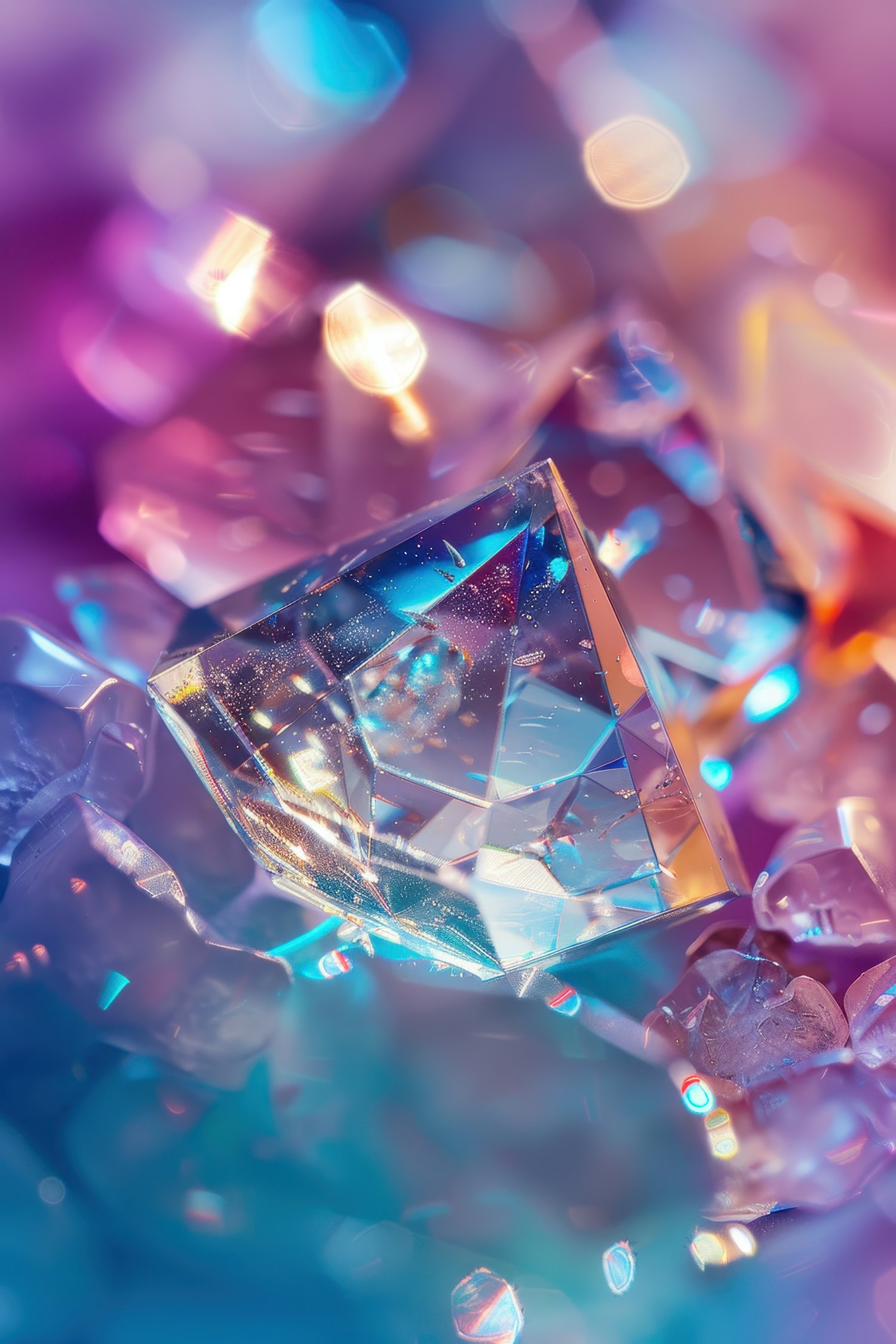 Ethereal Crystal Close-Up