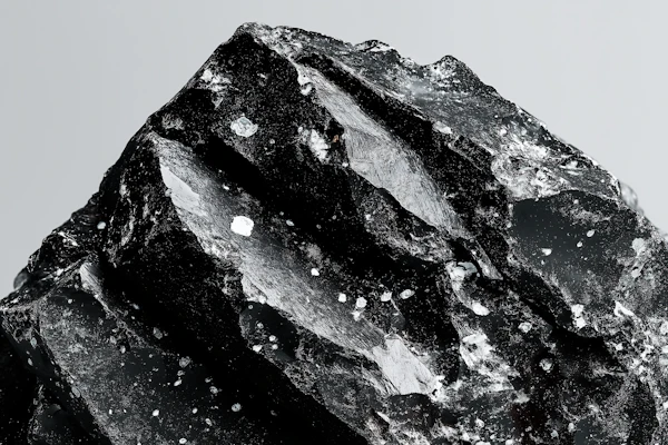 Shiny Black Mineral