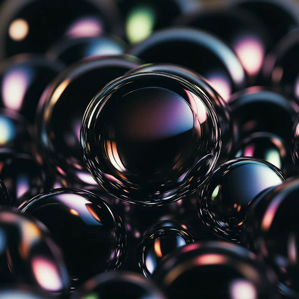 Reflective Spheres Art