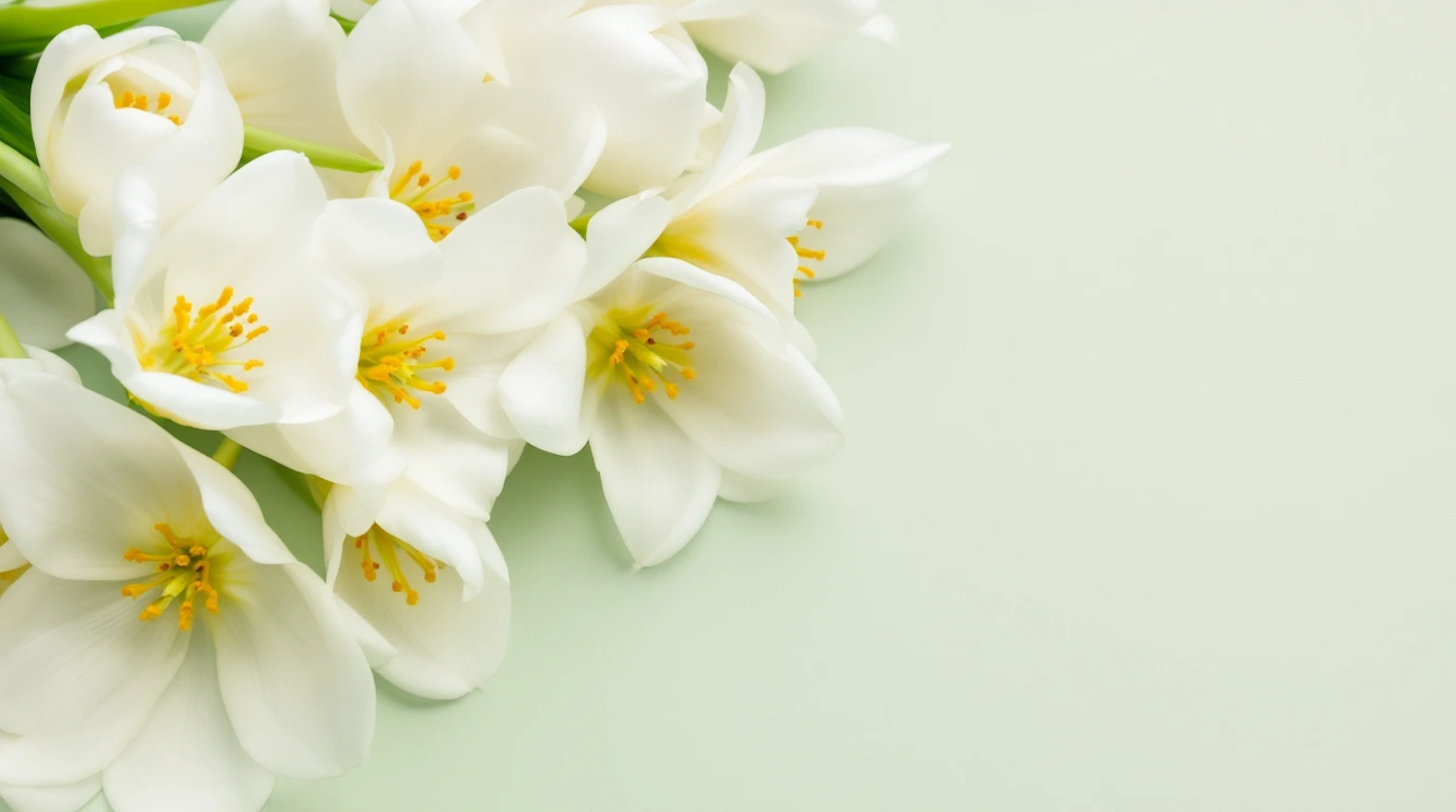 Elegant White Lilies