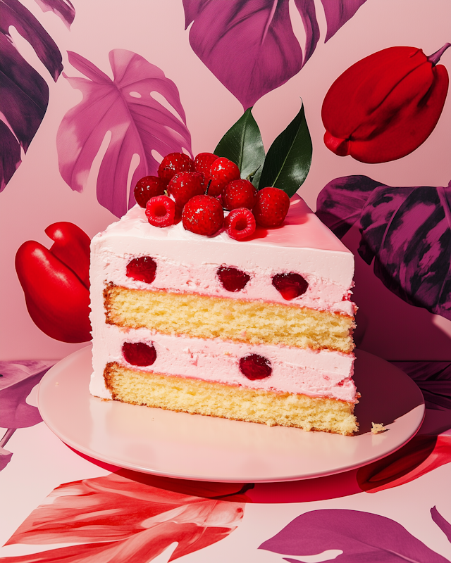 Raspberry Layer Cake