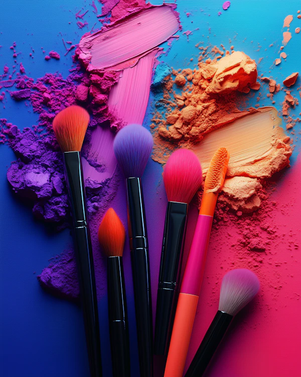 Vibrant Makeup Arrangement