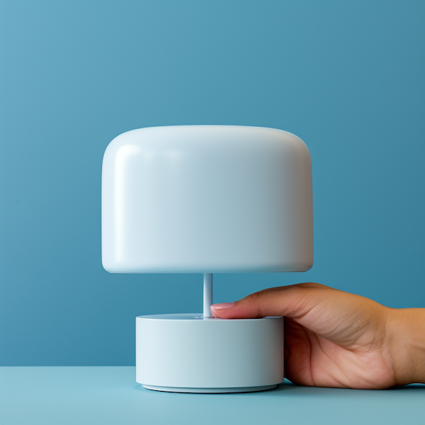 SereneTouch Minimalist Scandinavian Table Lamp