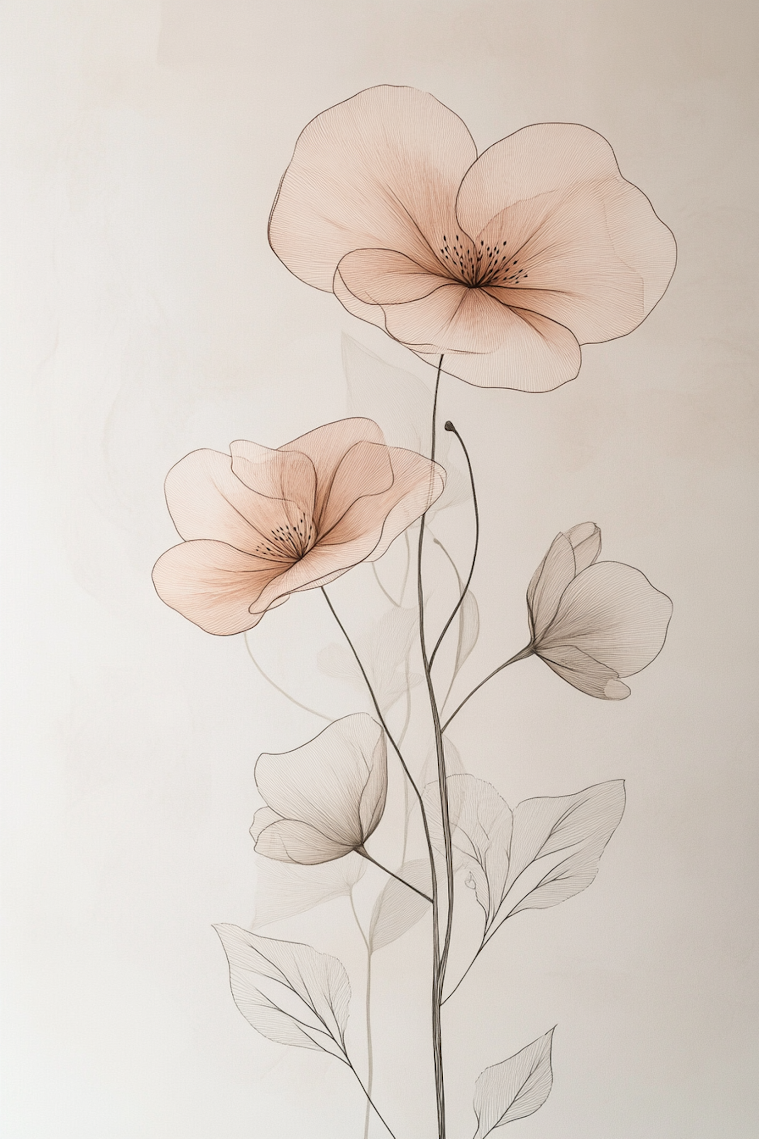 Delicate Floral Illustration