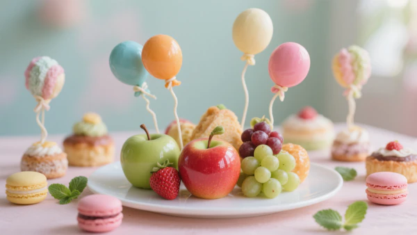 Pastel Dessert Display