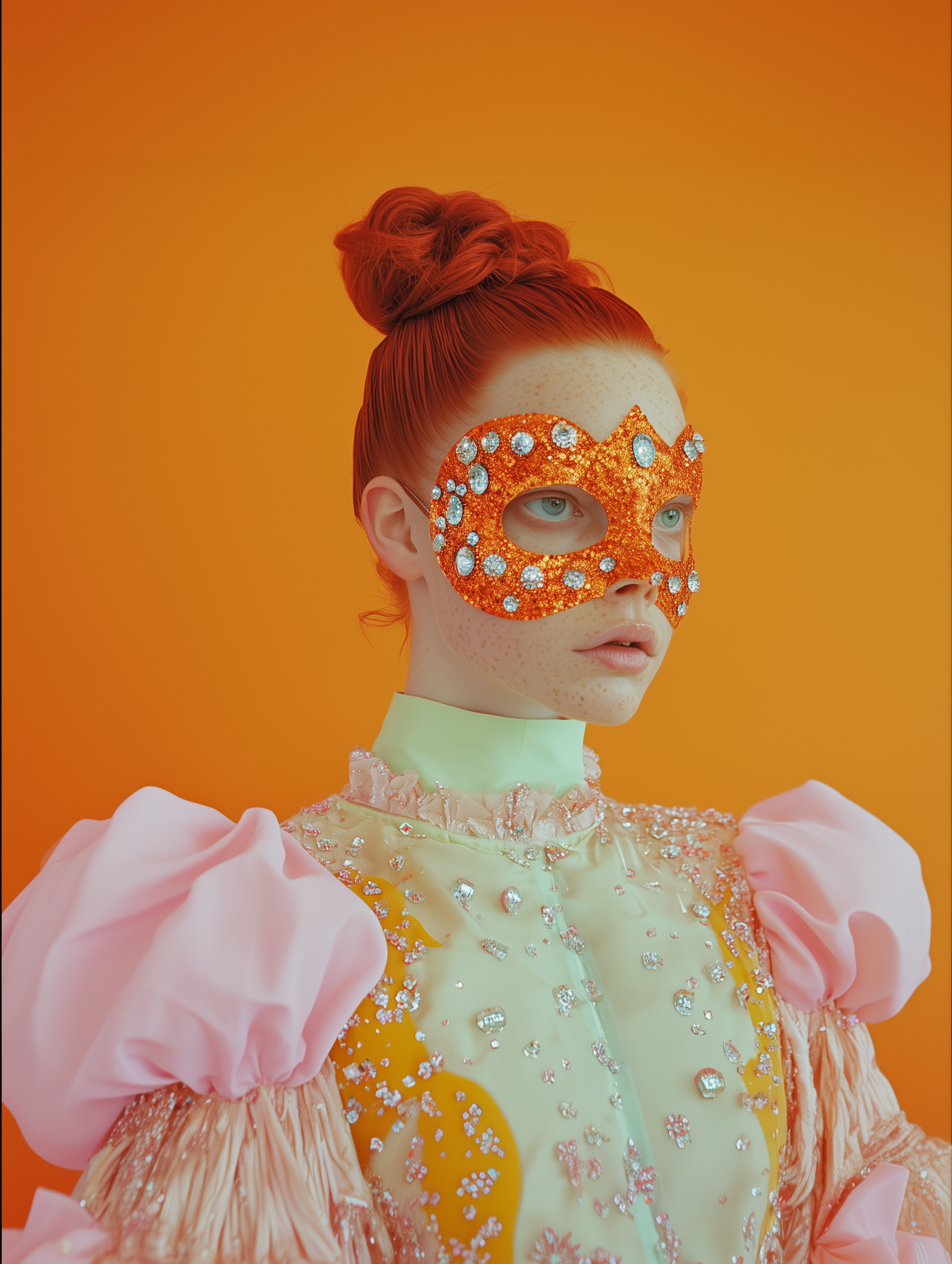 Vibrant Red Hair Portrait