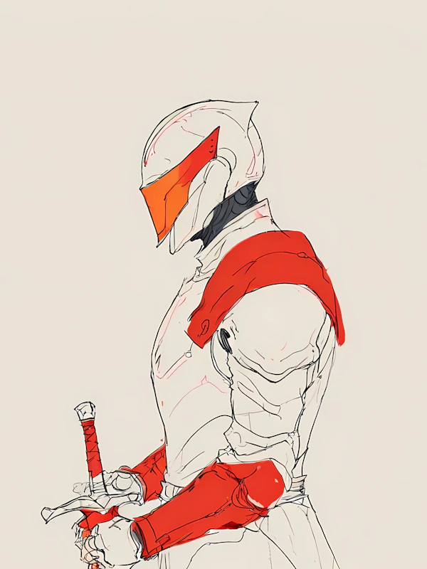 Futuristic Armored Warrior