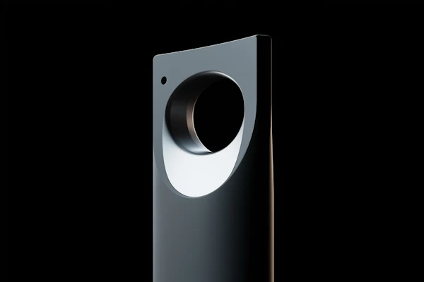 Futuristic Metallic Object