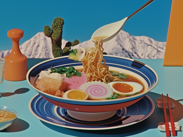 Whimsical Ramen Fantasy