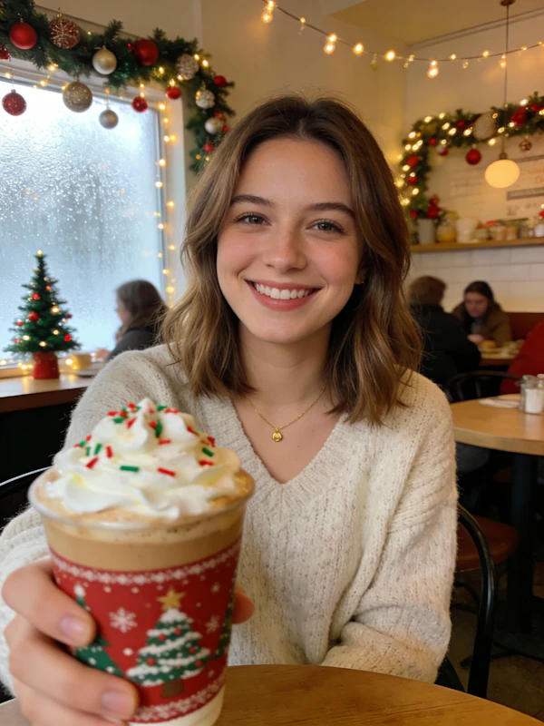 Festive Café Moment