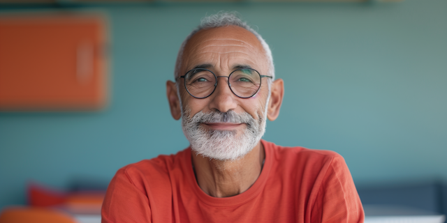 Elderly Man with Kind Expression