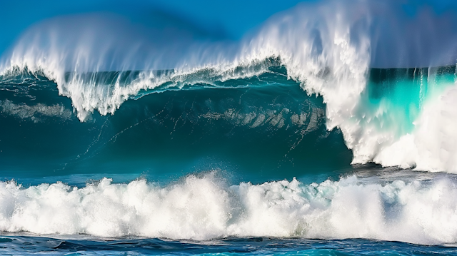 Powerful Ocean Wave