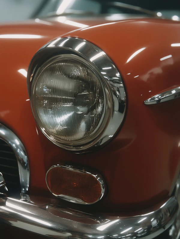 Vintage Car Headlight