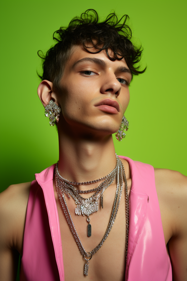 Contemporary Opulence in Neon