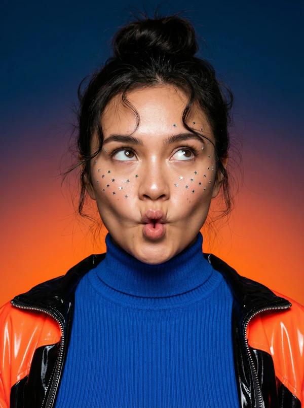Playful Starry Portrait