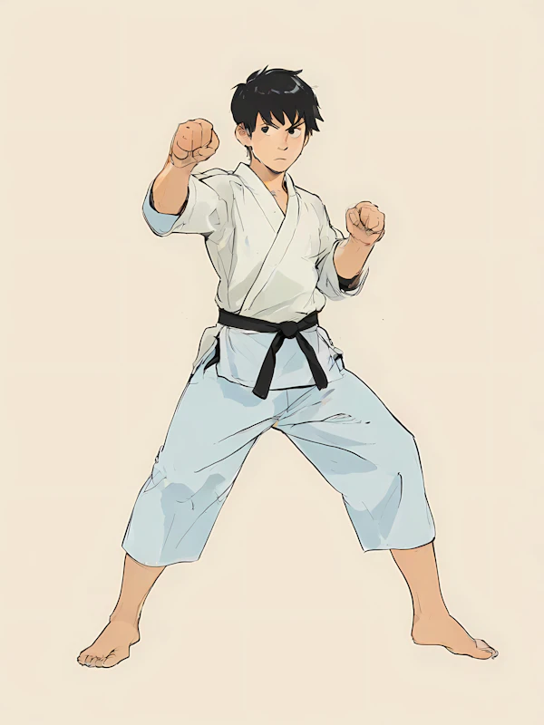 Martial Arts Pose
