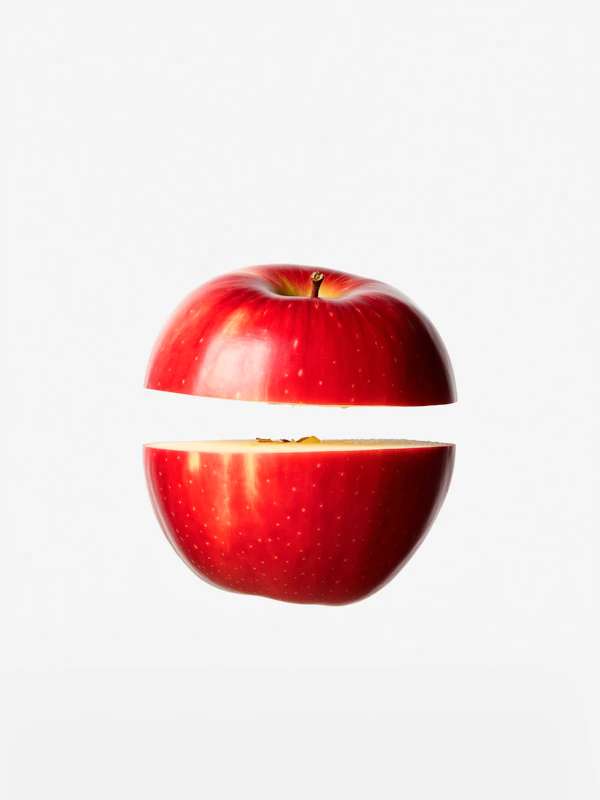 Floating Red Apple