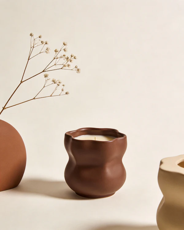 Minimalist Candle Scene