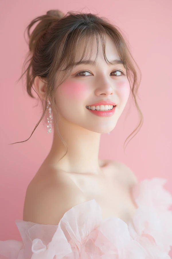 Dreamy Pink Portrait