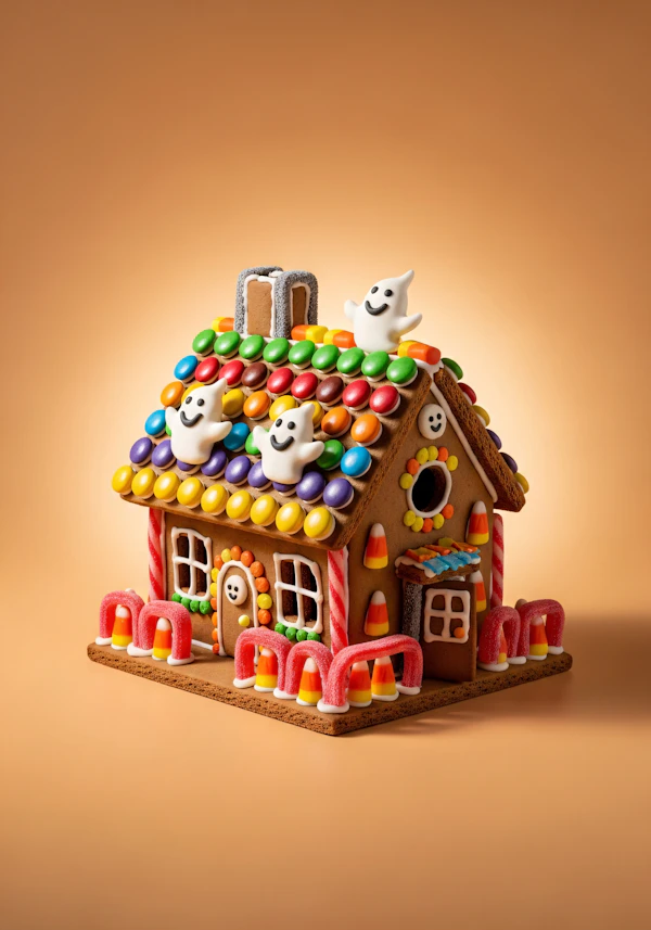 Halloween Gingerbread House