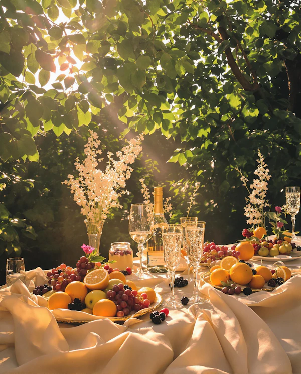 Elegant Outdoor Table