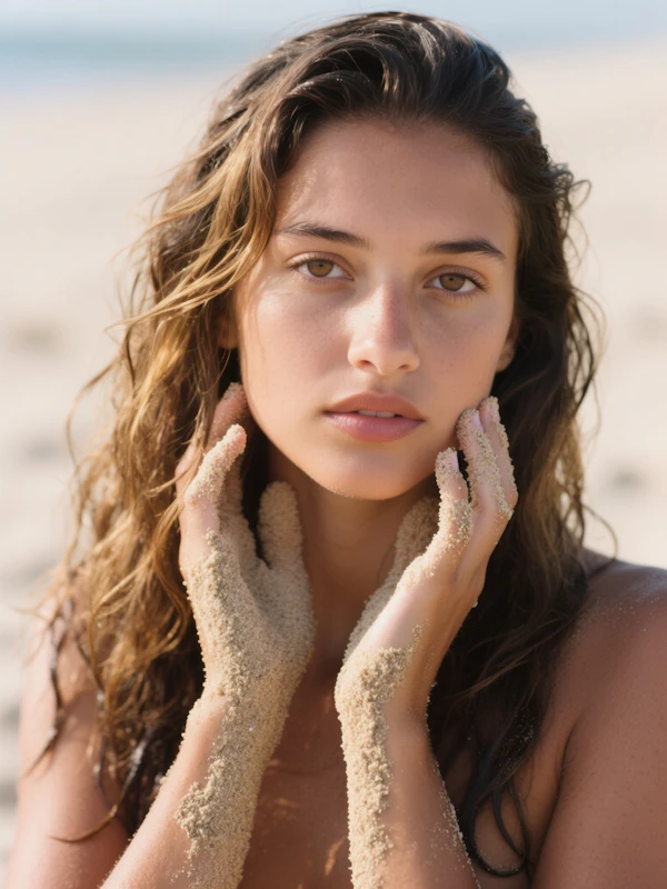 Beach Portrait of Woman