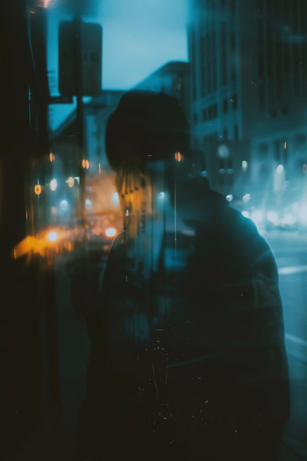 Moody Urban Night Scene