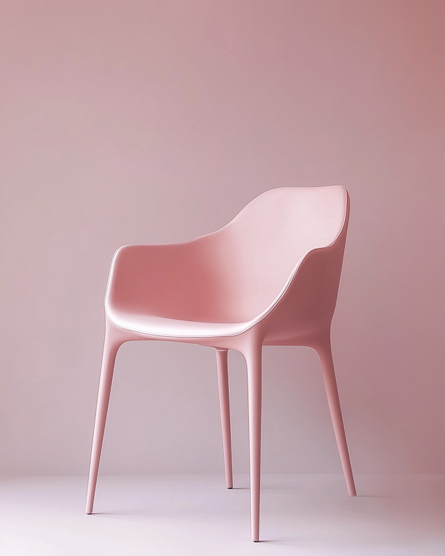 Pastel Pink Chair