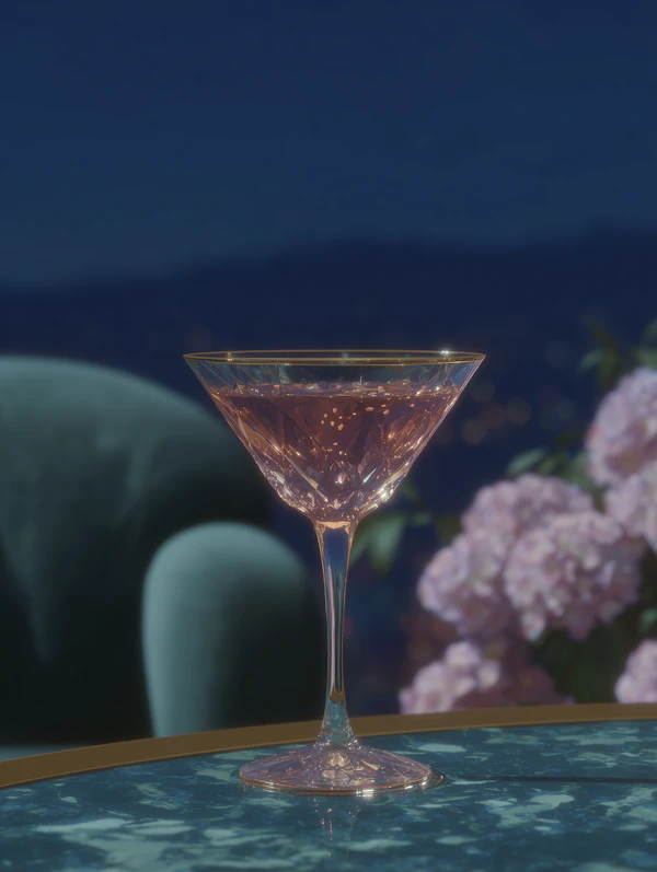 Elegant Crystal Glass