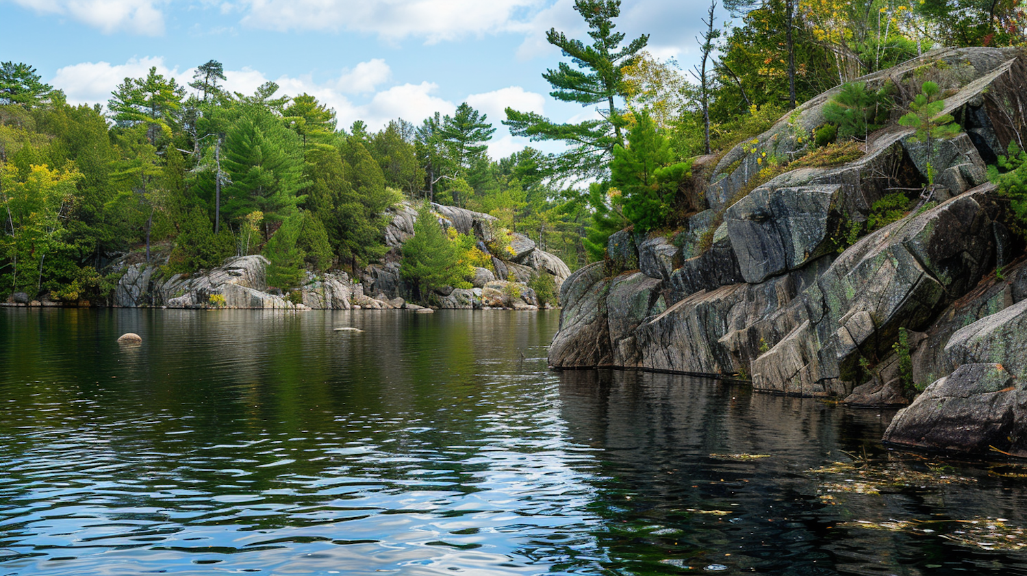 Serene Lake Scene