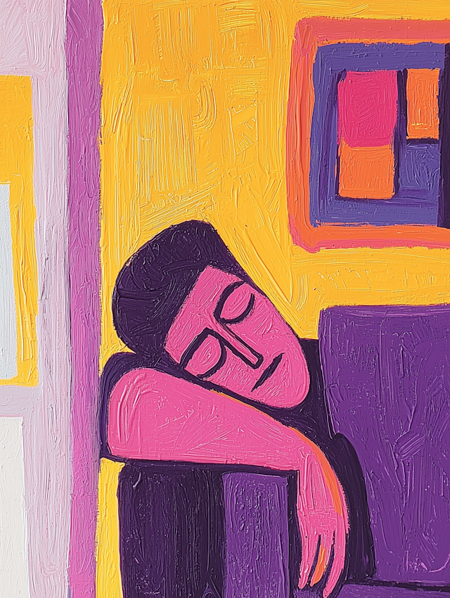 Abstract Resting Figure