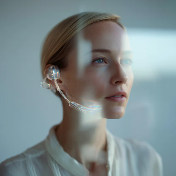 Futuristic Headset Portrait