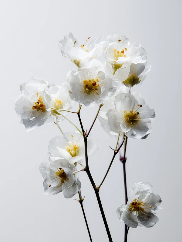Delicate White Blossoms