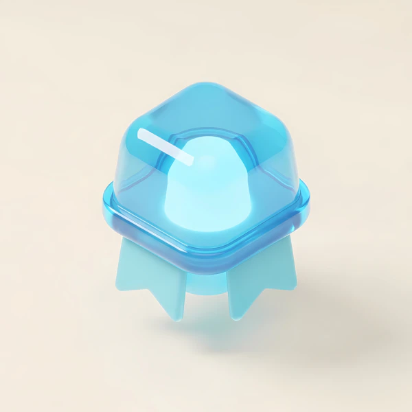 Futuristic Blue Capsule