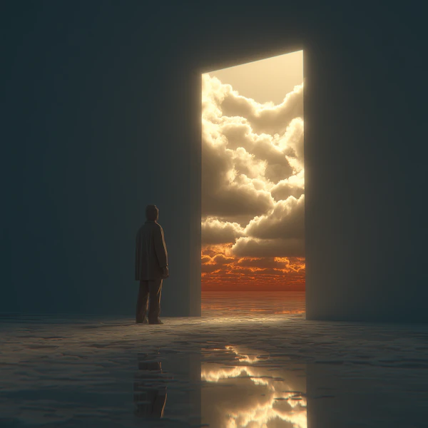 Surreal Reflective Scene