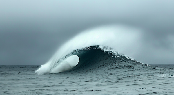 Dramatic Ocean Wave