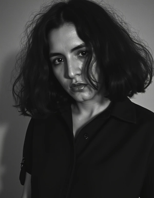 Black-and-White Portrait