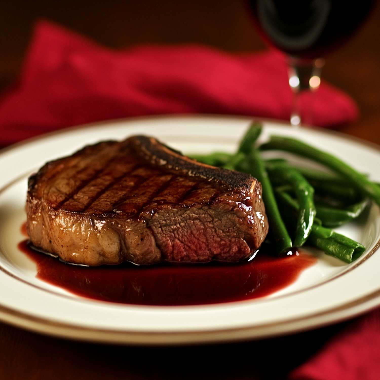 Elegant Steak Dinner